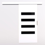 Stumdomos durys ni&scaron;ai ADRK Furniture Forli 96, baltos