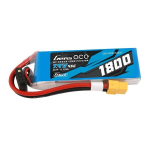 GENS ACE LIPO AKUMULIATORIUS 1800MAH 7.4V 45C 2S1P XT60 RC MODELIAMS SU DIDELIAIS DUJINIAIS