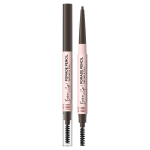 Antakių pie&scaron;tukas Eveline Brow & Go Pomade Pencil Dark Brown, 1 vnt