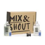 Rinkinys Mix & Shout: raminamasis &scaron;ampūnas, 250 ml + kondicionierius, 250 ml + serumas, 2 x 5 ml