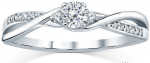 Sidabrinis žiedas su Swarovski kristalais Silvego FNJR085SW, Clear