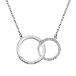 Sidabrinis kaklo papuo&scaron;alas moterims Hot Diamonds DN127