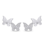 Sidabriniai auskarai Brilio Silver sBS2852, Universalus