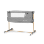 Lovytė Kinderkraft Neste Grow, light grey full wood