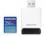 Samsung 256 GB SDXC UHS-I Atminties Kortelė MB-SD256SB &ndash; Patikimas ir Talpus Sprendimas