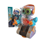 Žaislinis robotas su &scaron;viesos ir garso efektais Gear