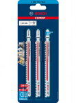 Pjūklelis siaurapjūkliui Bosch 2608900560, 132 mm, 3 vnt.