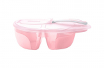 Kūdikio maitinimo rinkinys KikkaBoo Pink, 6+ mėn., 2-jų dalių