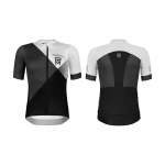 Dviratininko mar&scaron;kinėliai Rock Machine Race Jersey SS, balta/juoda, XL
