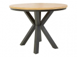 Stalas BRW Eland, 100x100 cm, rudas