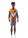 Lėlės Barbie Fashionistas Ken Doll Orange T-shirt