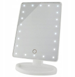 Kosmetinis veidrodis su LED ap&scaron;vietimu Lootlyfe, baltas
