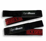 Kilnojomo diržas GymBeam X-Grip, juodas