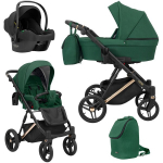Universalus vežimėlis Kunert Lazzio Premium 3in1 Green