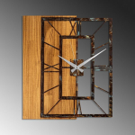 Sieninis laikrodis Wooden Clock 37-A