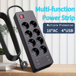 USB &scaron;akotuvas su 8 ki&scaron;tukiniais lizdais
