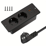 Stalo rozetė su USB jungtimis
