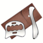 Nerūdijančio plieno Gua Sha rinkinys