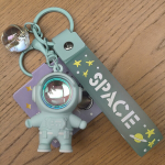 1vnt Žvilgantis Astronautas Raktų Pakabukas Su Saulėlydžio Lempa, Žalias