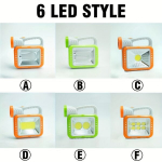 Ne&scaron;iojama LED+COB lempa su ABS korpusu 6 stilių, B