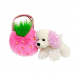 Mink&scaron;tas žaislas Aurora Fancy Pals bra&scaron;kinis pudelis krep&scaron;yje 20 cm