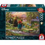 Dėlionė 1000 dalių - SCHMIDT - Disney Brave - Merida - Daugiakrasčiai - Auk&scaron;čiausia kokybė