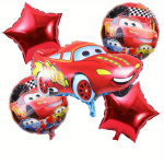 Disney McQueen balionų rinkinys,  McQueen automobilio raudonas kostiumas 1
