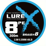 300m/328yd 8 Gijų Pintas Žvejybinis Valas, Atsparus Dėvėjimuisi, 8BRAID*300M*0,26mm
