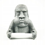 Klozeto Popieriaus Laikiklis Moai Velykų Salos Figūrėlė &Scaron;ventė