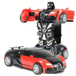 Transformuojantis žaislinis automobilis robotas