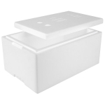 Termoboxas su dangčiu, 32L, Arpack, 580x380x285mm, baltas