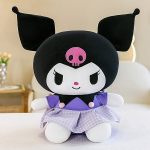 &bdquo;Sanrio Nauja Melodijos Lėlė Pliu&scaron;inis Žaislas Dovana&ldquo;,  Juoda
