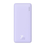I&scaron;orinė baterija USB, Type-C, Micro-USB, 20W, 10000mAh + Type-C kabelis - Baseus Airpow (P10022801513-00) - Nebula Purple