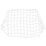 Sustiprintas metalinių futbolo vartų tinklas 240x150x90 cm