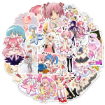 50vnt Žavūs Anime Lipdukai Lagaminams, Ne&scaron;iojamiesiems ir Dovanoms