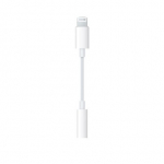 Apple originalus adapteris i&scaron; Lightning į 3,5 mm mini jack, baltas