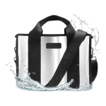 &bdquo;Case-Mate Mini Travel Tote Bag&ldquo; &ndash; vandeniui atsparus kelioninis pečių krep&scaron;ys (sidabrinis chromas)