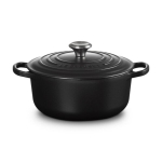 Le Creuset 26 cm Apvalus Ketaus Tro&scaron;kintuvas - Juodas, &Scaron;kirpynas, Oranžinis Le Creuset 26 cm juodas ketaus tro&scaron;kintuvas - universalus virtuvės įrankis, skirtas tobulam tro&scaron;kinimui ir maisto ruo&scaron;imui.
