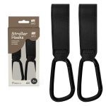 Kabliukai vežimėliui Sipo SCA-12, black, 2 vnt.