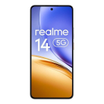 Telefonas realme 14 i&scaron;manusis telefonas 6.67" 5G 12GB 256GB 6000mAh Android 15 Sidabrinė