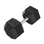 Sporto prekės, TUNTURI Platinum, &scaron;e&scaron;iakampės formos guminiai hanteliai, 32,5 kg, 1 vnt.