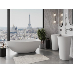 Konglomerato vonia Mexen Imola, 160 x 81 cm, White matt