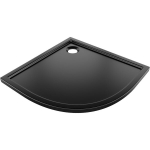 Du&scaron;o padėklas Mexen Flow Slim, pusapvalis, 100 x 100 cm, Black matt