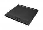 Kvadratinis du&scaron;o padėklas Besco Axim UltraSlim Stone Effect New, 90 x 90 x 4,5 cm
