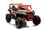 Dvivietis vaiki&scaron;kas elektrinis Buggy NEL-913 4x4, juodas/oranžinis