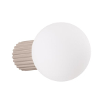 Sollux Lighting sieninis &scaron;viestuvas Halo, taupe spalvos