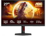 AOC Q27G4SRU | Fast IPS | QHD | 16:9 | 320 Hz | 0.3 ms | 2560 x 1440 pixels | 400 cd/m&sup2; | HDMI 2.1 x 2 | DisplayPort 1.4 x 1 | Black