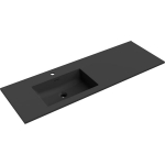 Praustuvas Mexen Otis, Left, 141 x 46,5 cm, Black matt