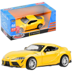 Metalinis automobilis Toyota GR Supra, geltonas