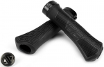 Dviračio rankenos ACID Hybrid Perform 142 mm Lock-On ergonominė delno atrama juodos